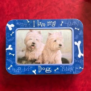 Westie Tin Container